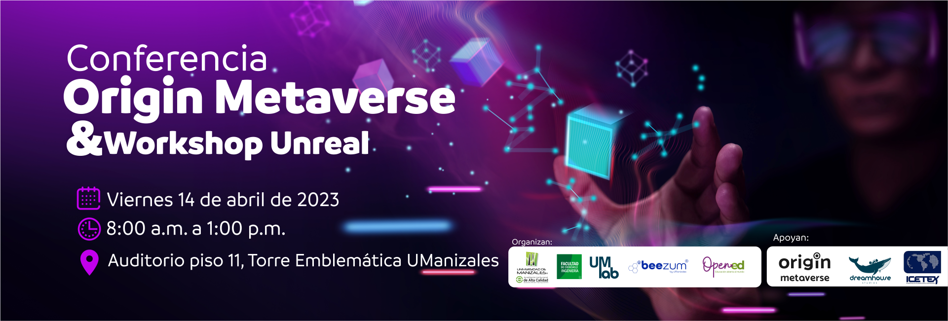 Conferencia Origin Metaverse & Workshop Unreal