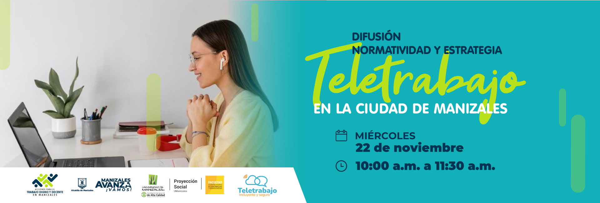 Difusión Normatividad y estrategia Teletrabajo en la Ciudad de Manizales